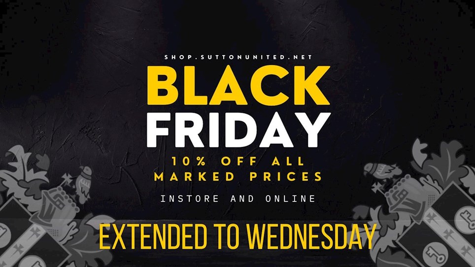 Black Friday sale - extended to Wednesday