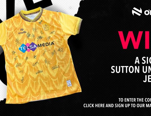 Competition: Win a Signed Sutton United Shirt