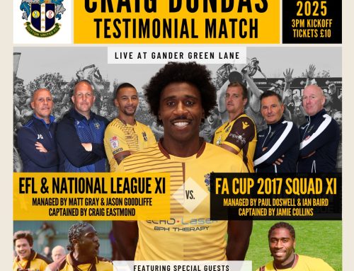 Craig Dundas Testimonial – spectator information