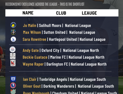 Confirmed: Shortlist Announced for National League Ticketing Manager of the Year Award 2025